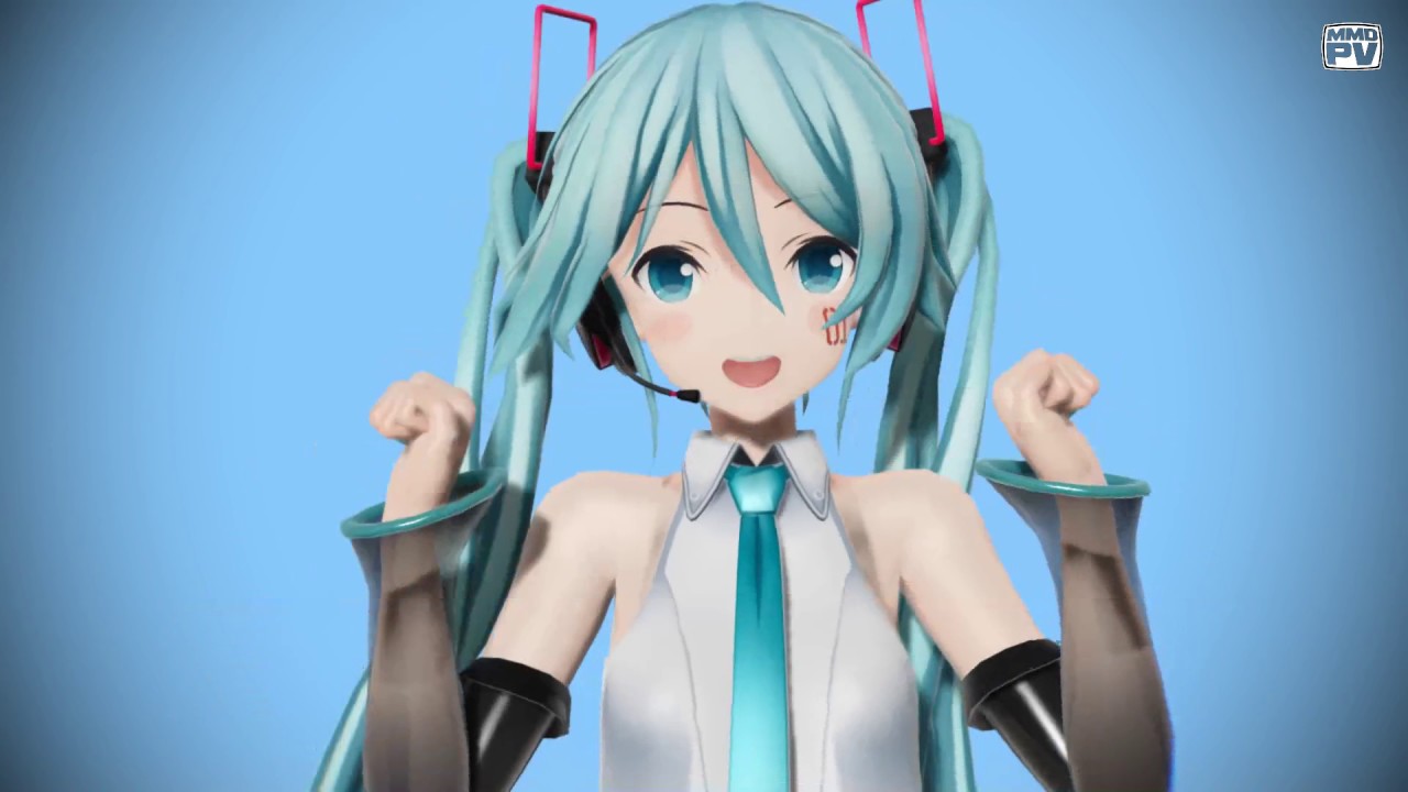 Mmd初音ミク Nyanyanyanyanya 表情 カメラモーション配布 Youtube