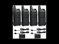 Retevis RT22 4-Pack Long Range Walkie Talkies