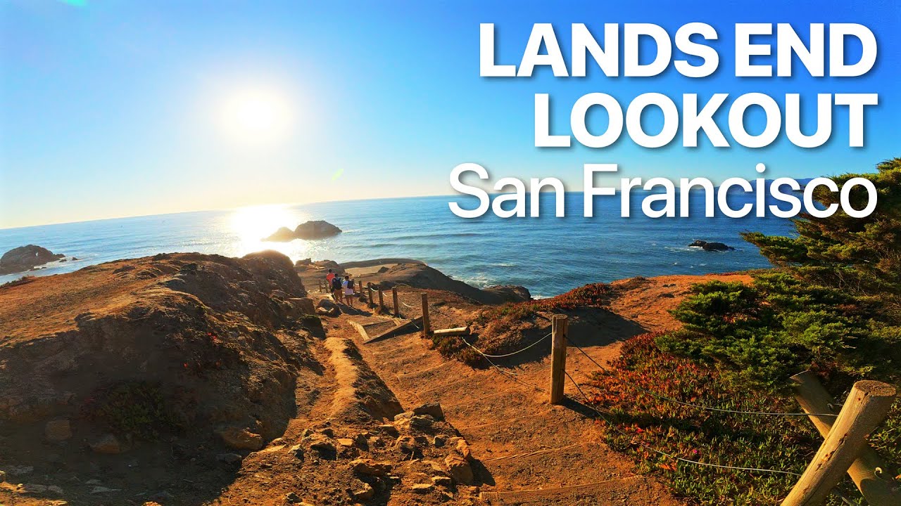 Sunset Walk in San Francisco | Lands End Lookout | 4K