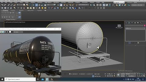 3Dsmax Tutorials, Learn 3D Modeling a Rail Oil Container from Scratch in 3dsmax ( Part 2)