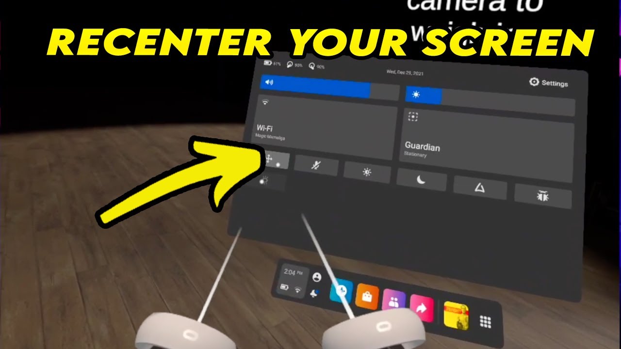 How To Recenter Oculus Quest