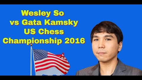 Wesley So Killer Move From The US Chess Championship 2016 | So vs  Kamsky: St Louis 2016