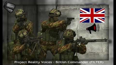Project Reality Voices - British Commander FILTER