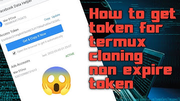 How to get Facebook access token for termux