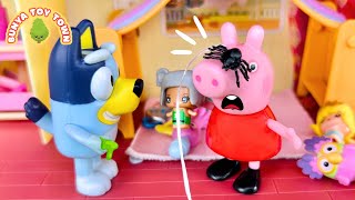 Bluey And Peppa Pig Funny Pranks Jokes With Orbeez And Slime Pretend Play With Bluey Toys