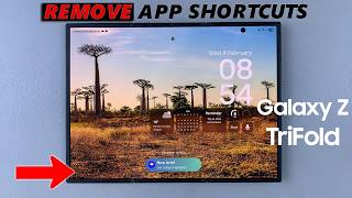 How To Remove Lock Screen Shortcuts On Samsung Galaxy Z TriFold