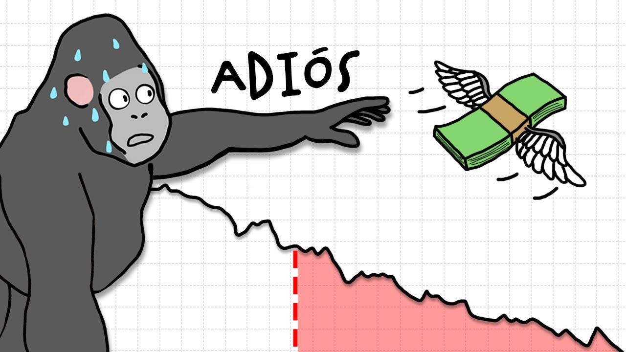 Donde va el dinero cuando la bolsa cae, explicado con plátanos