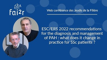 Diagnosis and management of PAH Recommendations ESC/ERS 2022