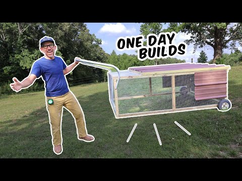 Video: Hoe een beweegbare kippencoupé of kippentractor te bouwen