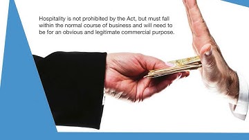 Bribery Act 2010 explained in one minute