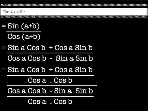 *NEW* Proving Math - Tan (A+B) (A-B) is *LEGIT*