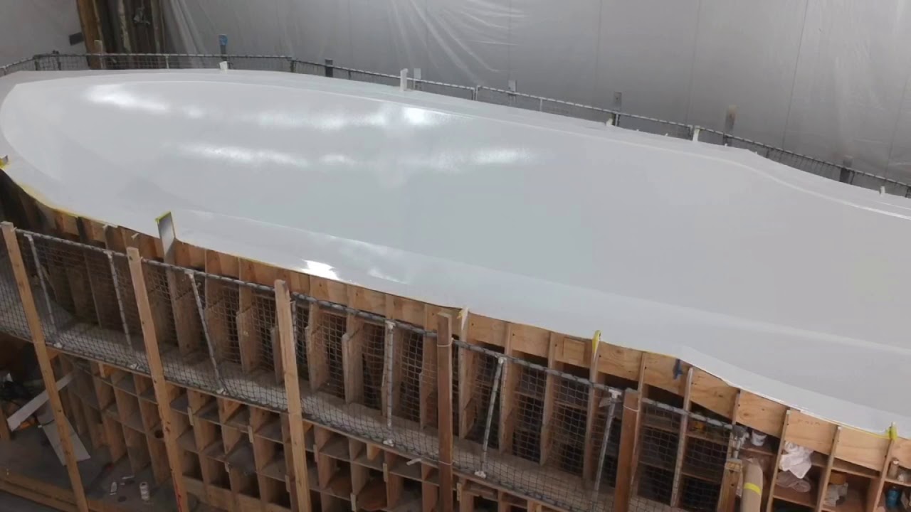 Huckins Sportsman 38 - Mold Construction