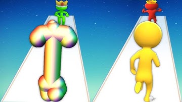 TALL MAN RUN vs COLOR RACE 3D - Double Game