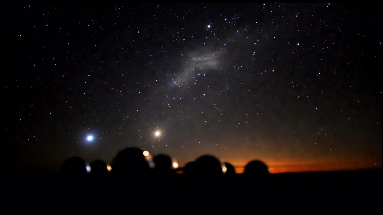 Evening stars. Ambient drone