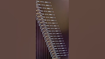 Welcome to callback hell and the pyramid of doom ⛰👹 #coding #javascript
