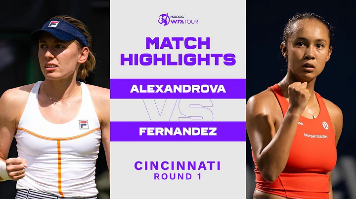 Ekaterina Alexandrova vs. Leylah Fernandez | 2022 ...