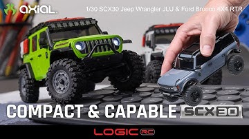 Axial 1/30 SCX30 Jeep Wrangler JLU & Ford Bronco 4X4 RTR