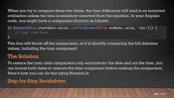 How to Exclude Time in Date Comparison with Angular Using Moment.js