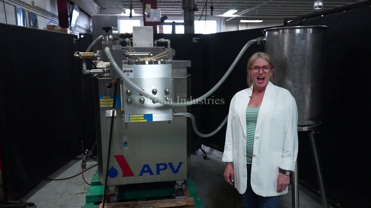 APV 2Stage Homogenizer Demonstration YouTube