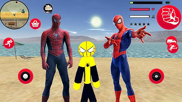 Süper Kahraman Adam - Amazing Spiderman Stickman Rope Hero 😍 #1 - Android Gameplay