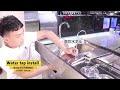 Milk tea counter install