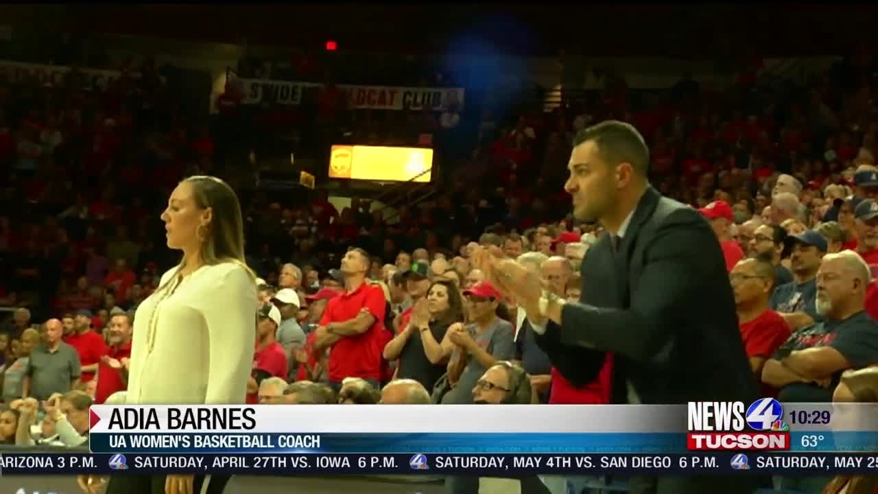 Coach Barnes opens up about husband/assistant coach | Arizona Wildcats |  