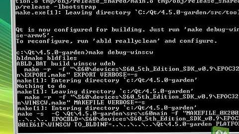 Getting started... - Qt for S60 pre-release "Garden"