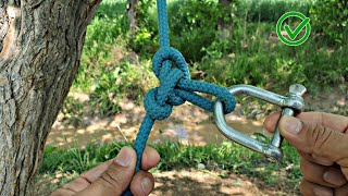 The trick to tying rope is famous knots!