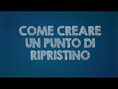 Video: Come abilitare il ripristino del sistema (e riparare i problemi del sistema) su Windows 10