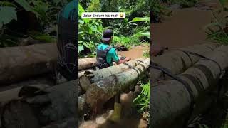 Jalur Sungai Bikin Motor Jadi Ancul Anculan 