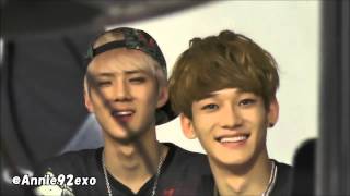 130906 13 EXO 엑소 Chen Sehun Lay Luhan Suho Kai @ Mnet openstudio 오픈스튜디오 エクソ HD 1080p