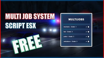 FiveM Multijob System Script - FREE ESX