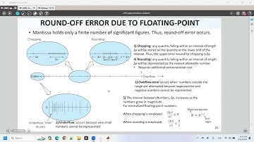 Numerical Methods Lec07 Ch03 Round Off Error 11 Machine Epsilon Turkce