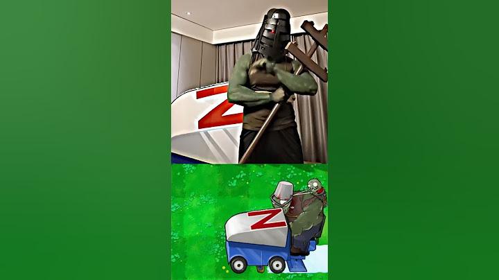 PVZ Zombie in real life 🧟🛒💥