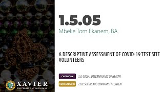 XULA 2021 | 1.5.05 – Mbeke Ekanem XULA 2021 | 1.5.05 – Mbeke Ekanem