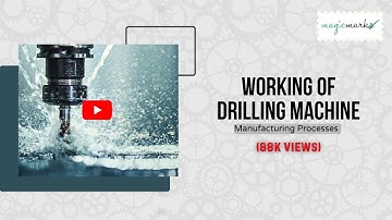 Working of Drilling Machine | Manufacturing Processes
