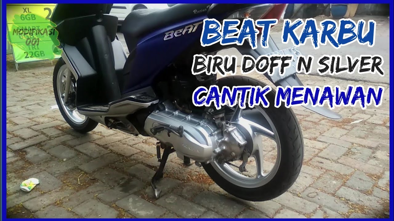 Body Beat Karbu Warna Biru Kombi Biru Doff Dan Silver YouTube