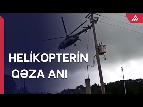 Meksikada nazirin olduğu helikopter qəzaya uğradı - HADİSƏ ANI