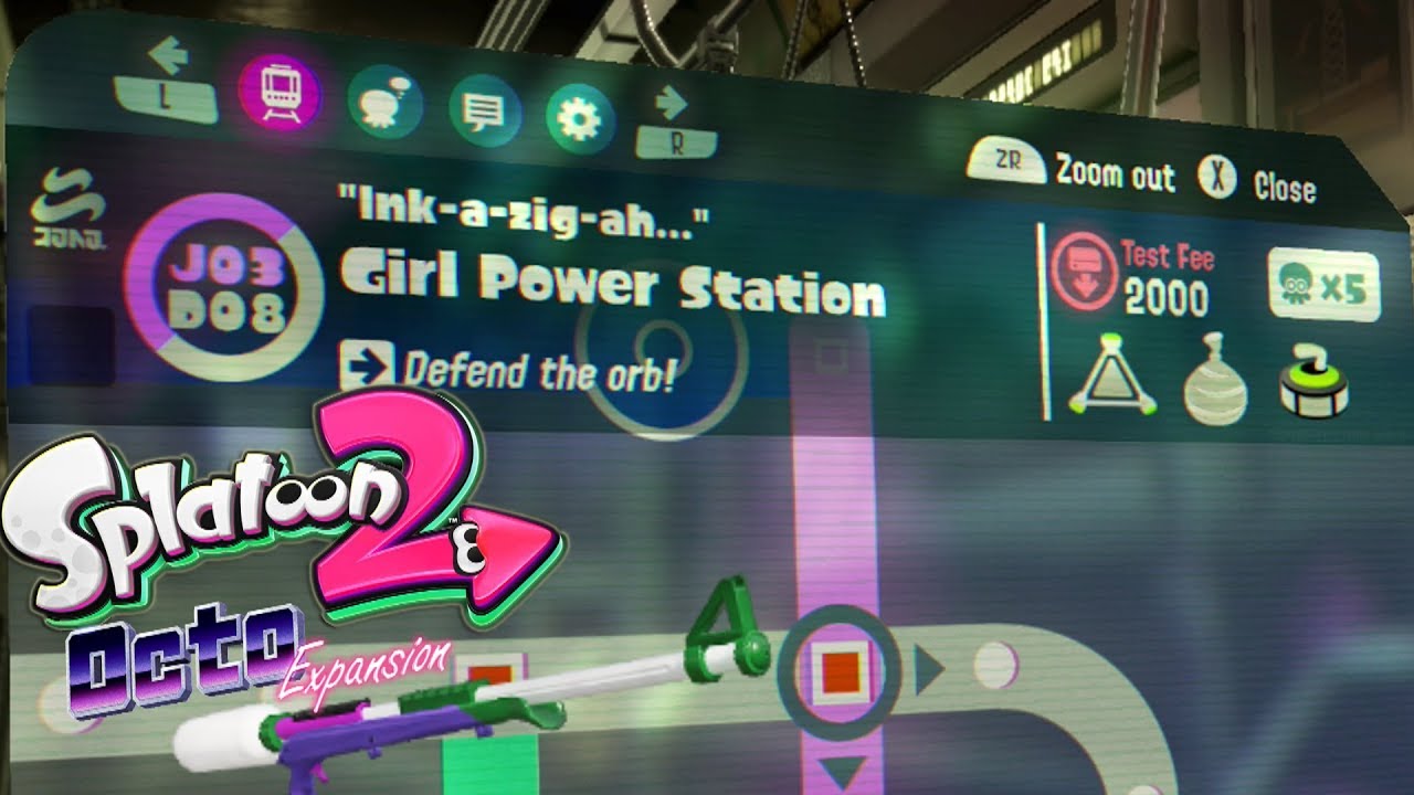 Splatoon 2 Octo Expansion Girl Power Station Clear (Splat Charger