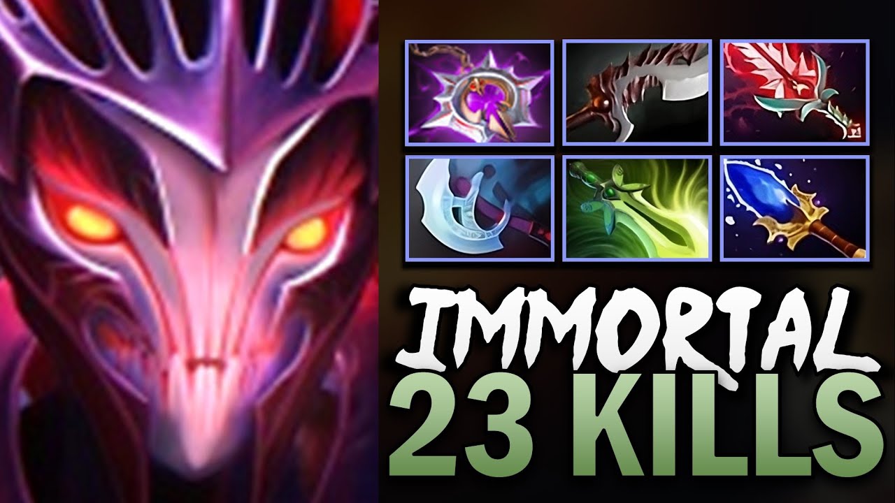 Spectre с Bloodthorn и 23 убийствами — Дорога к геймплею Dota 2 7.40