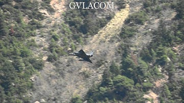 Low Level Flight French Air Force Mirage 2000D at Vouraikos Canyon Iniochos 2025