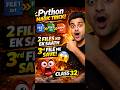 Python Class 32: 👉 “2 Files Ko Ek Saath Read karke 3rd File Me Save 😱 | Python Magic Trick!”