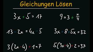 Gleichungen einfach lösen! - Mathe Matura