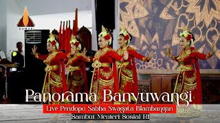 TARI PANORAMA BANYUWANGI LIVE PENDOPO SABHA SWAGATA BLAMBANGAN - DAMAR ART