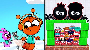 Spranky Run Vs Hide Ball 🧟👹🧛👿 Max All Levels Android iOS Gameplay Ep 977