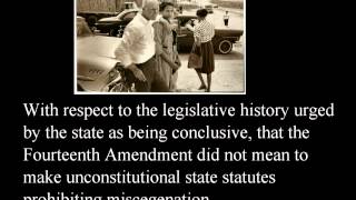 Supreme Court Clips - Loving v. Virginia - interracial marriage