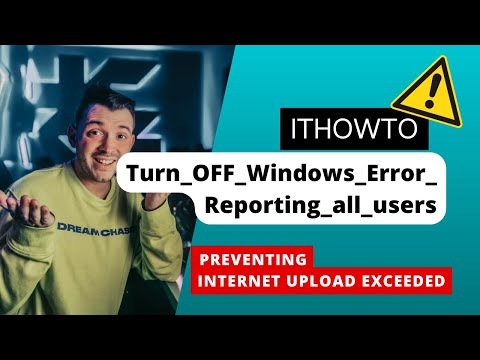 ITHOWTO | Turn OFF Windows Error Reporting all users