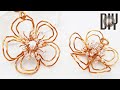 Apricot blossom pendant - How to make wire jewelry 457