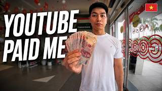 YouTube Finally Paid Me in Vietnam🇻🇳 — How Much Did I Make?