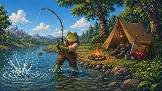 Fishing at the Riverbank | Cozy Fantasy Lofi Mix